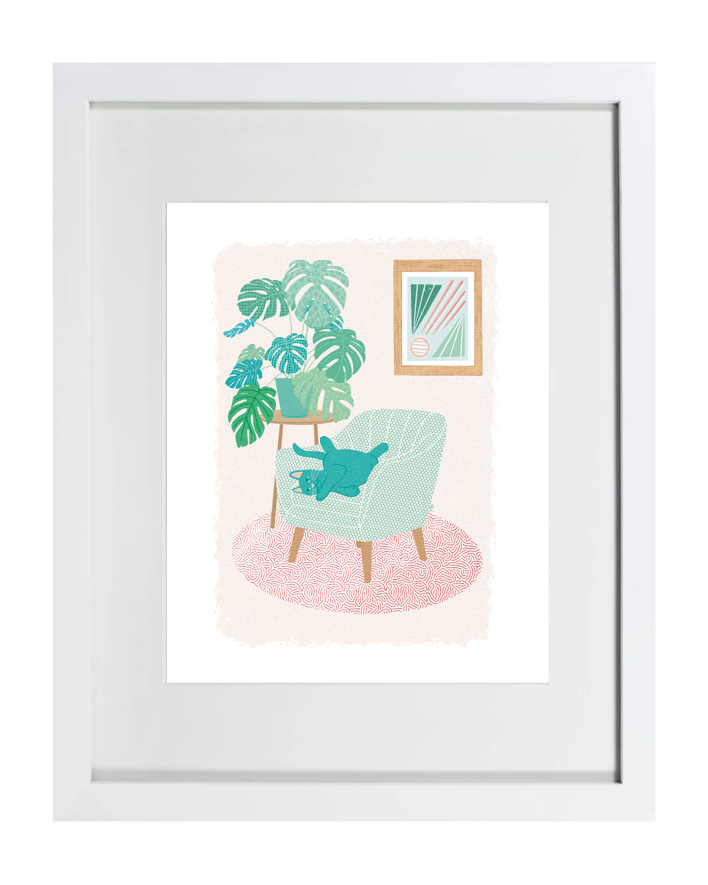Framed Print - Feline Good | 16 x 20