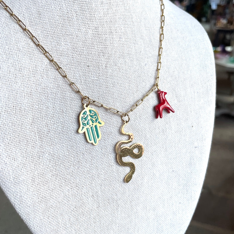 Necklace - Fire Horse Charm