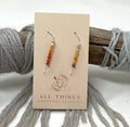 Earrings - Mexican Fire Opal