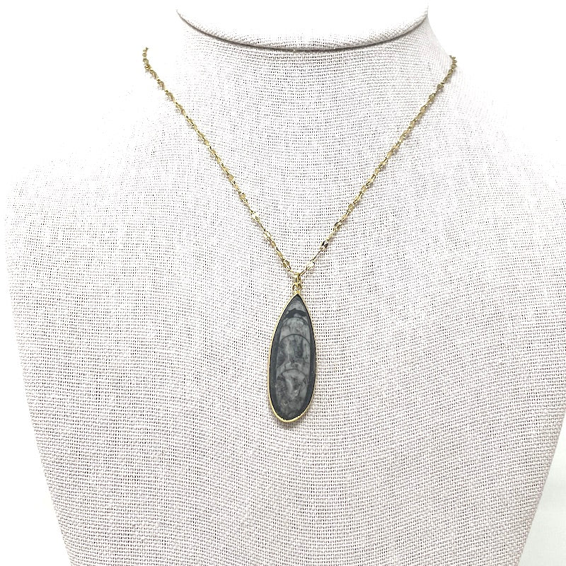 Necklace - Orthoceras fossil