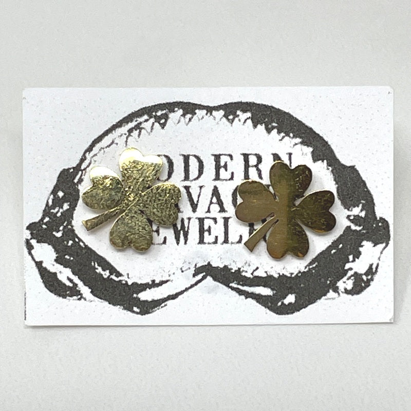 Stud - Four Leaf Clovers