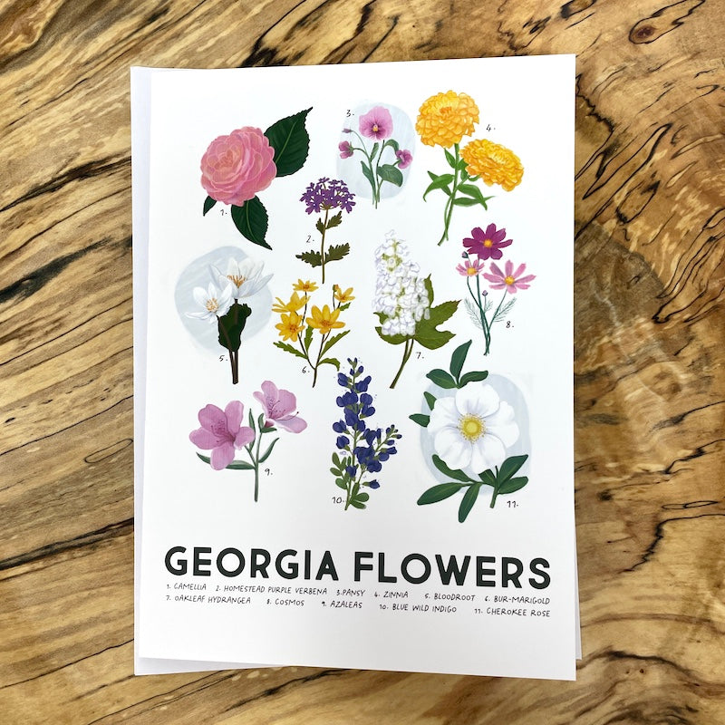 Card - Georgia Flowers