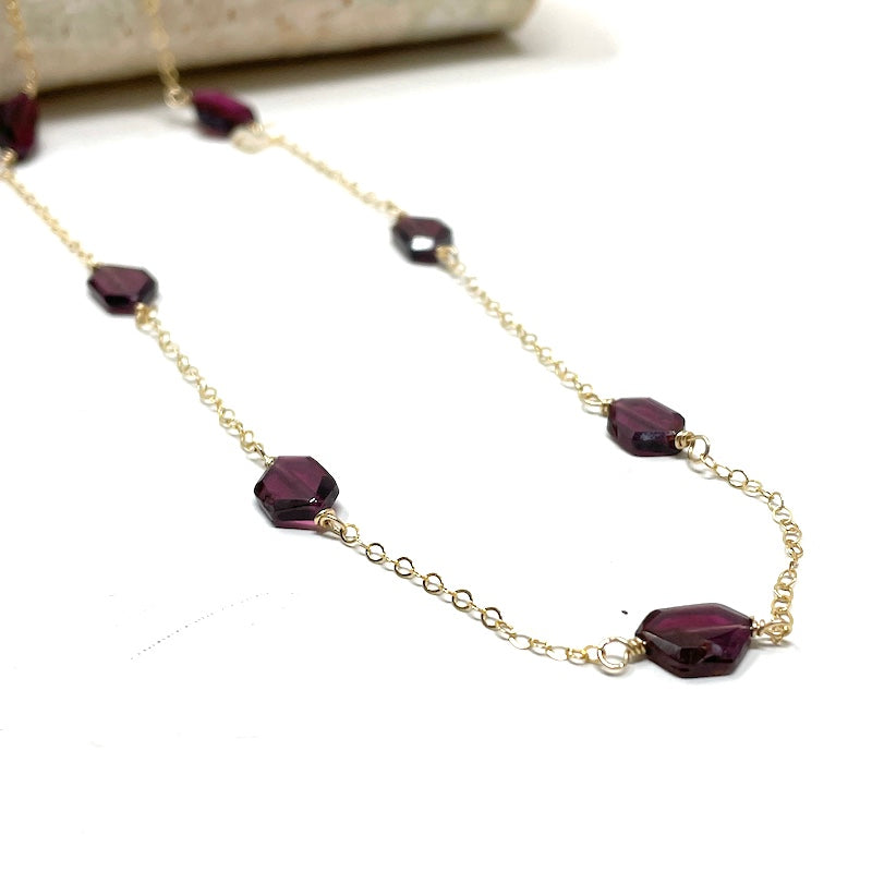 Choker- Garnet