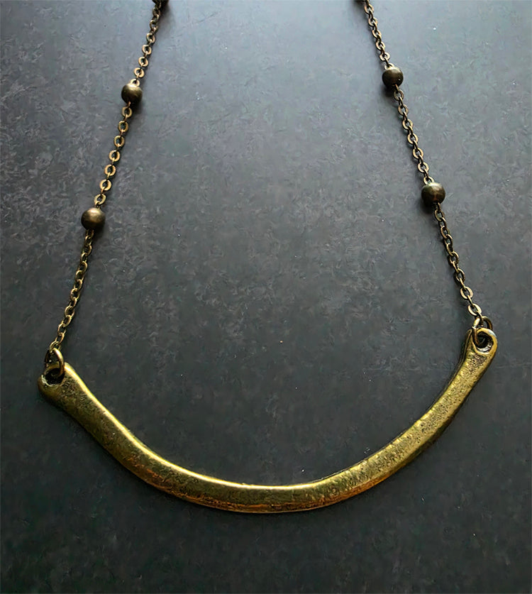 Necklace - Gilded Arch