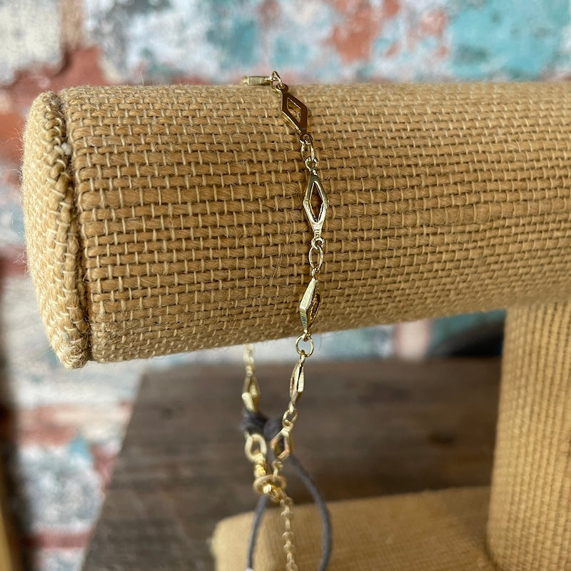 Bracelet - Gold Diamond Chain