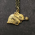 Necklace - Golden bunny