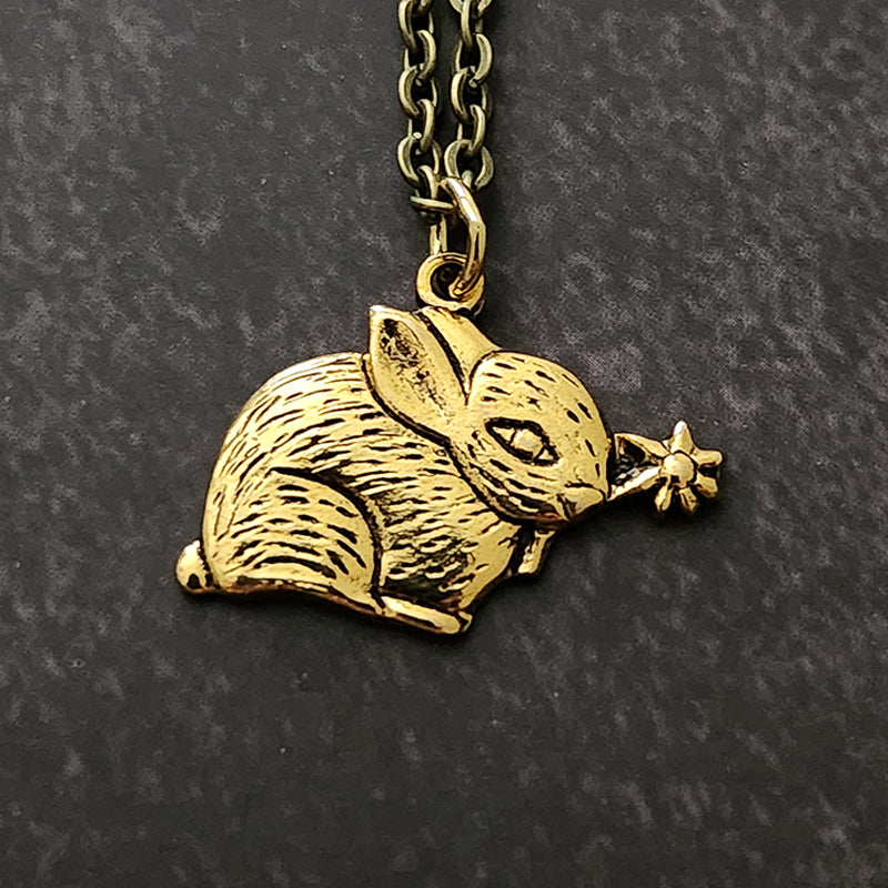 Necklace - Golden bunny