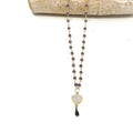 Necklace - Gray Chalcedony w/Druzy