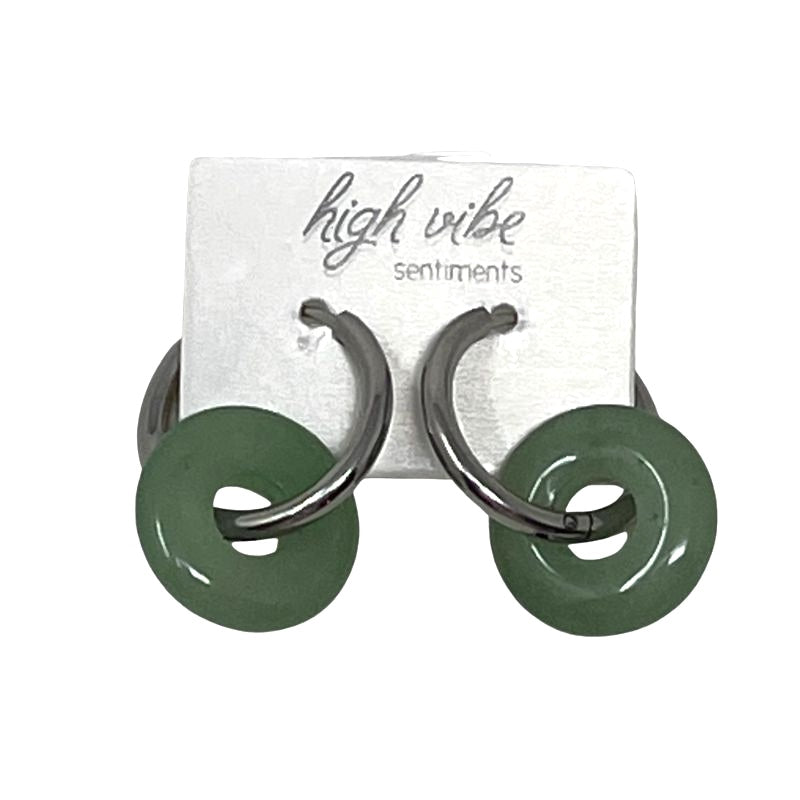 Earrings - Mega Hoops - Gem Candy | Stainless Steel