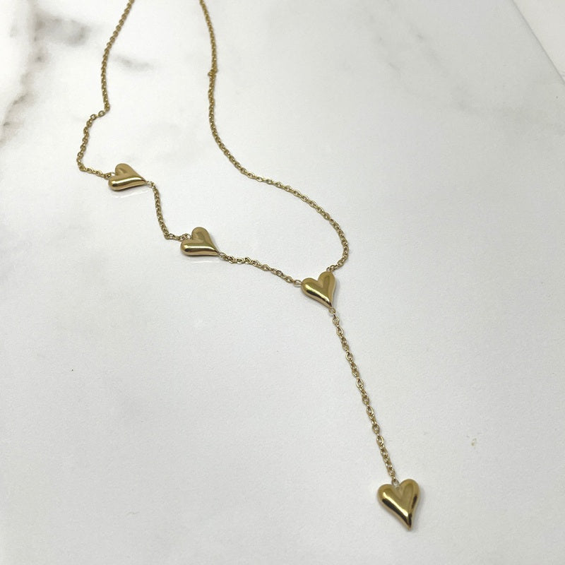 Necklace - Heart or Star Drop