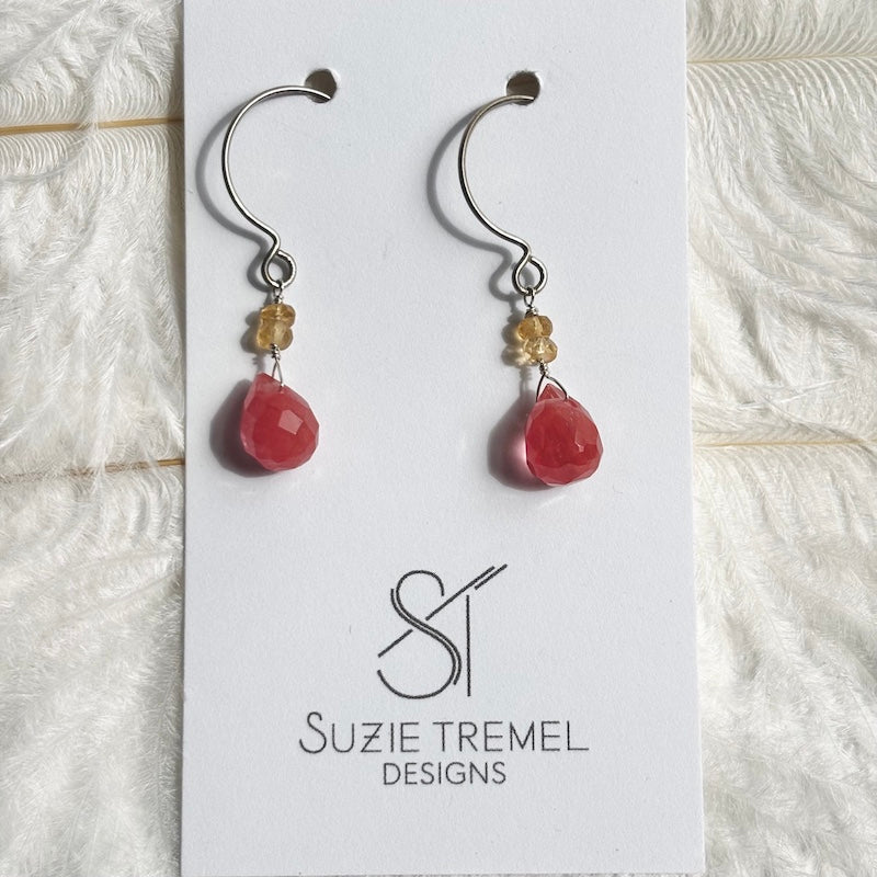 Earrings - Gemstone Drops