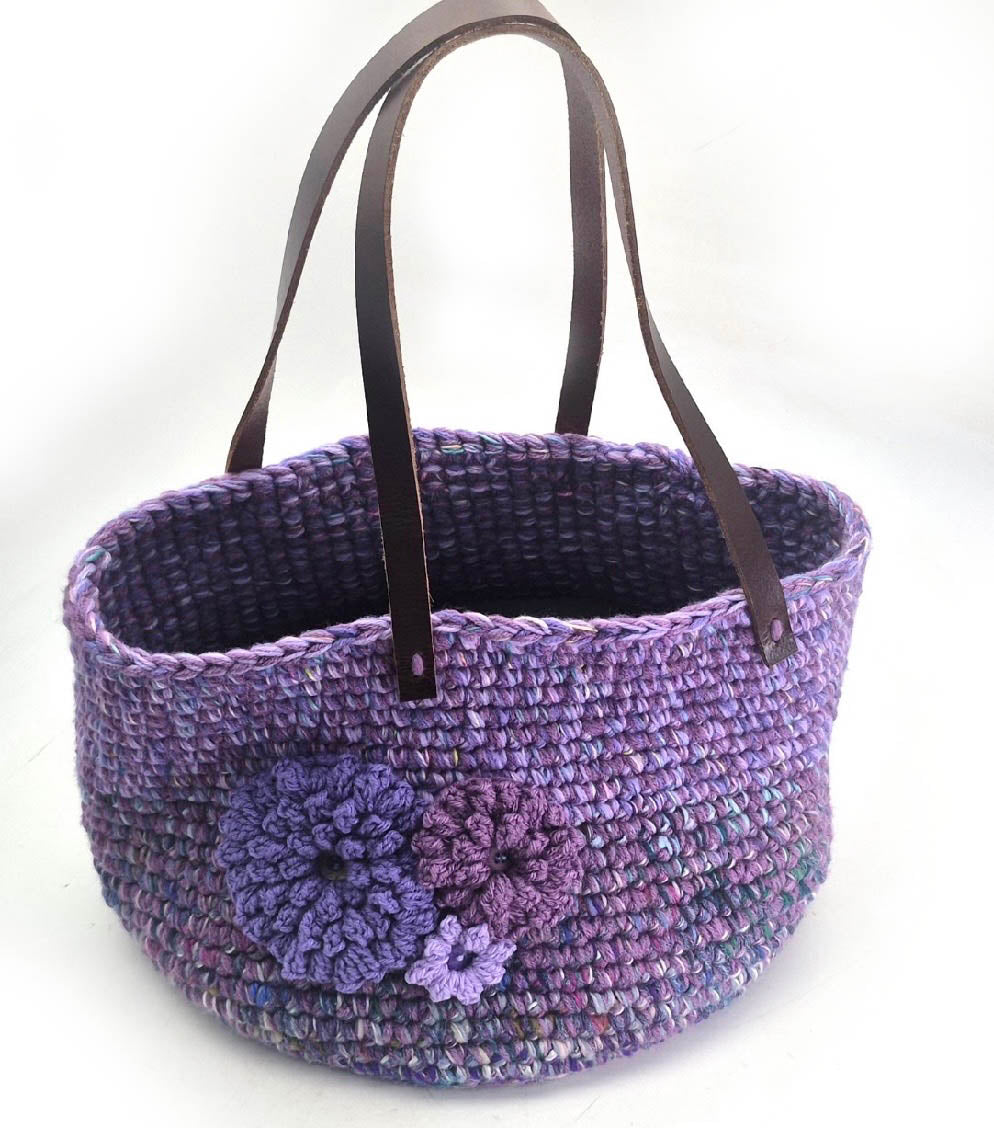 Crochet Bag - Purple