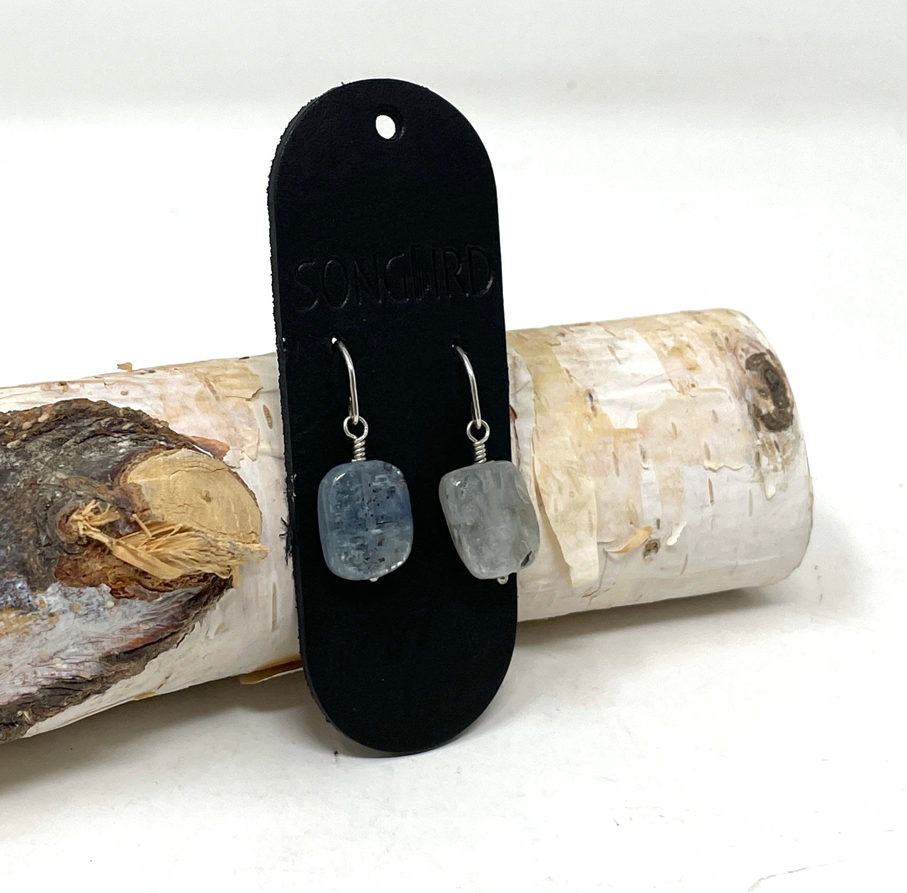Earrings - Sterling + Kyanite