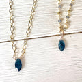 Necklace - Kyanite Marquis Drop