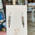 Earrings - Labradorite Arc