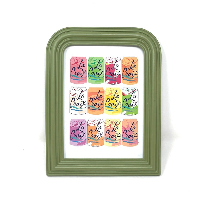 Framed Print - La Croix | 5 x 7 Green Frame