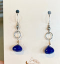 Earrings - Lapis Lazuli Drops on Sterling