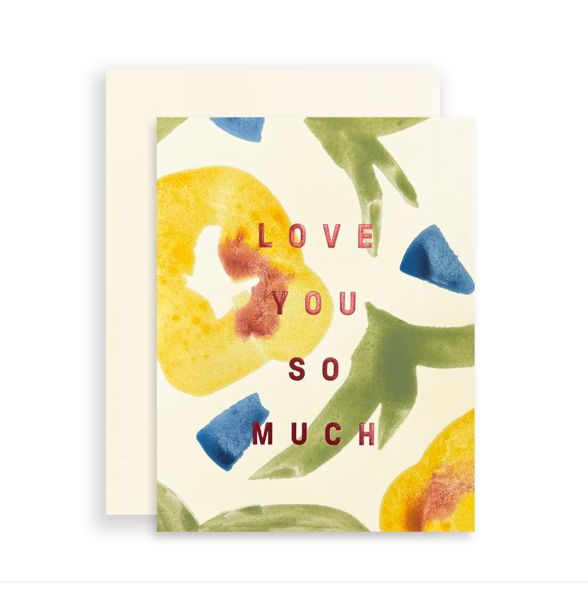 Card - Love you so much Floral