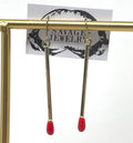 Earrings - Matchsticks