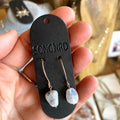 Earrings - Moonstone Drops