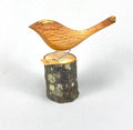 Natural Bird on a Stump - $40