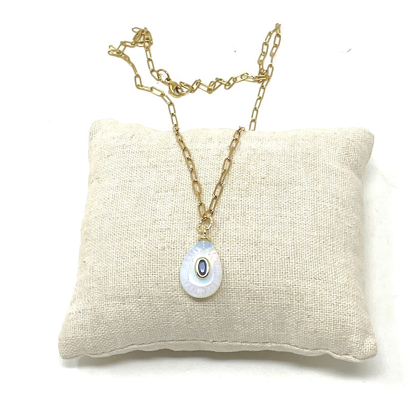 Necklace - Opalite Drop