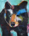 Mixed Media Black Bear