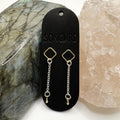 Studs - Open Square Mixed Metal
