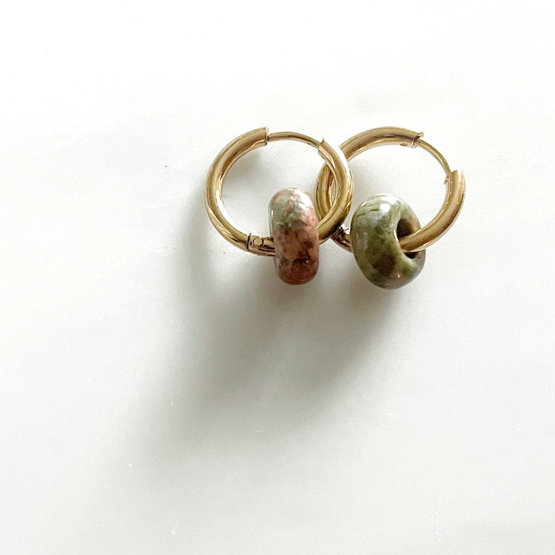 Earrings - Mini Hoops - Gem Candy