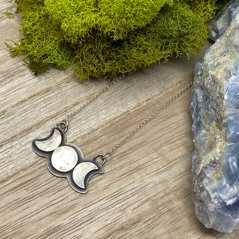Necklace - Triple Goddess Moon Phase