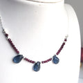 Necklace - Gem Teardrop Choker