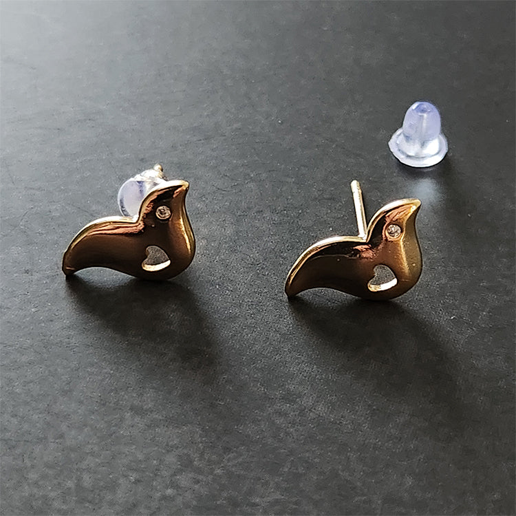 Earrings - Love bird studs