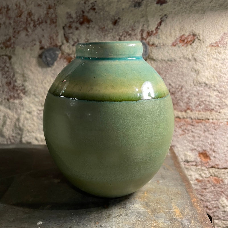 Vase - Olive + Turquoise