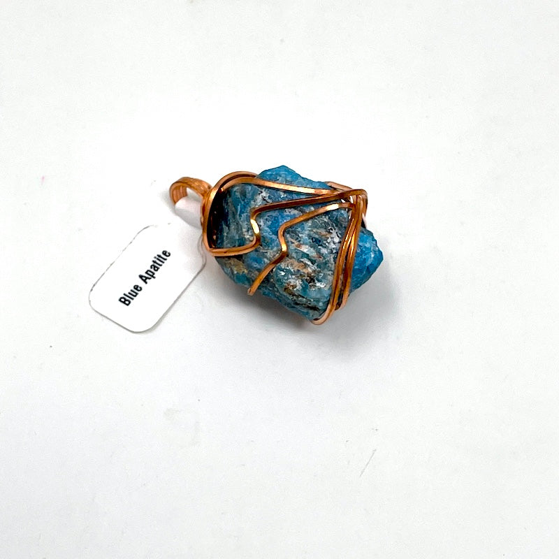 Pendant - Blue Apatite
