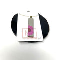 Necklace - Floral Long Rectangle