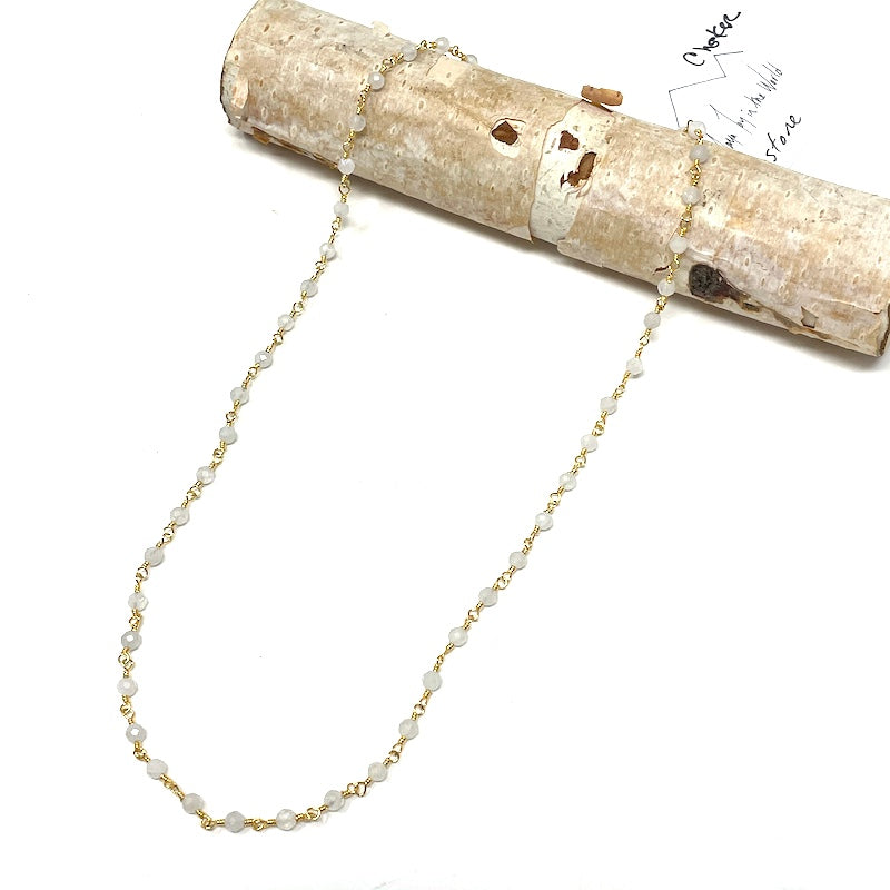 Gemstone Choker - Gold