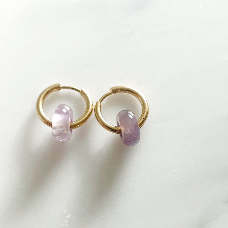 Earrings - Mini Hoops - Gem Candy