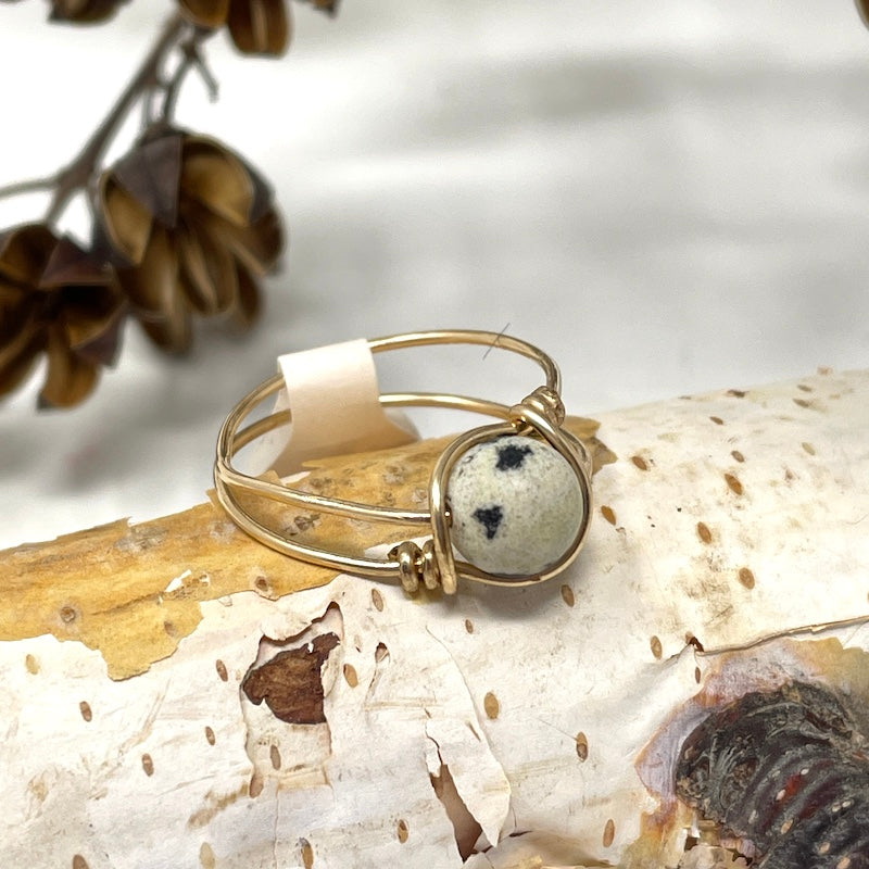 Ring - Wire Wrapped Gem