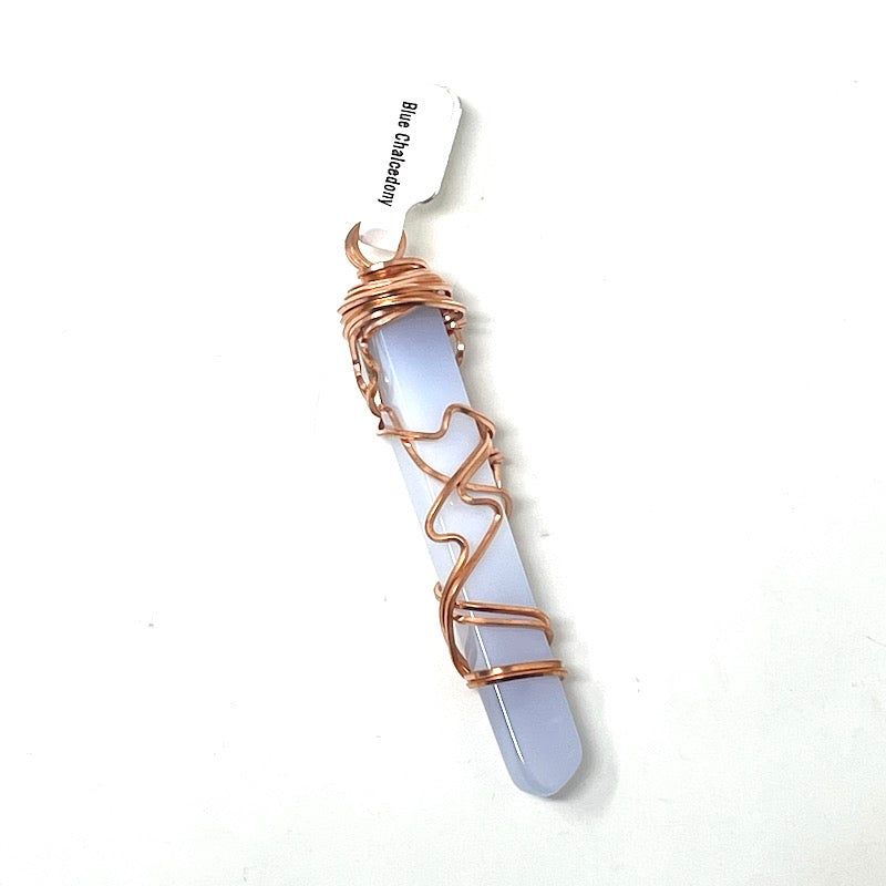 Pendant - Blue Chalcedony (stick)