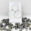 Earrings - Hammered Hoops