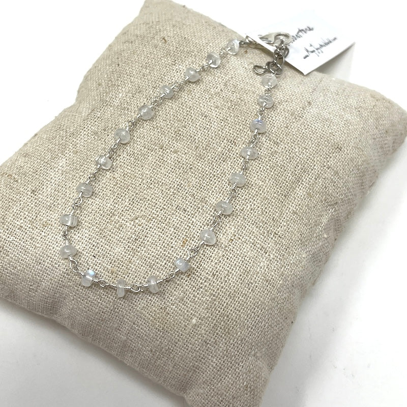 Gemstone Bracelet - Silver