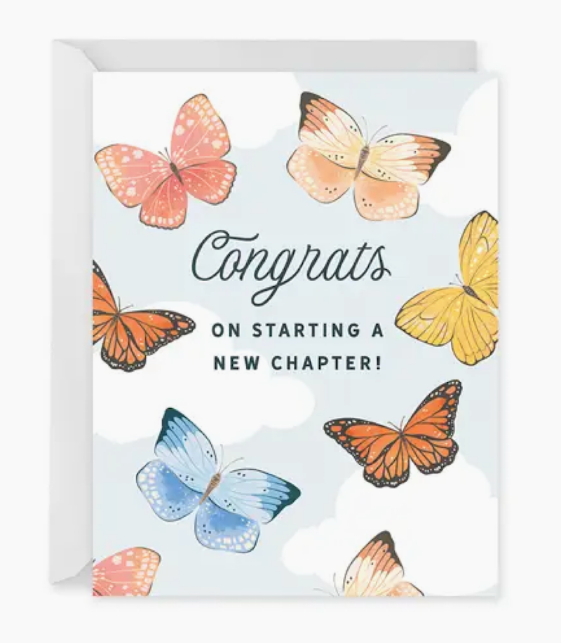 Card - Congrats on starting a new chapter