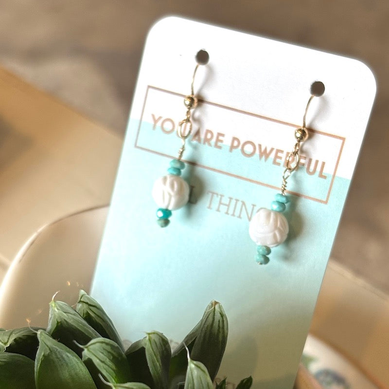 Earrings - Lotus