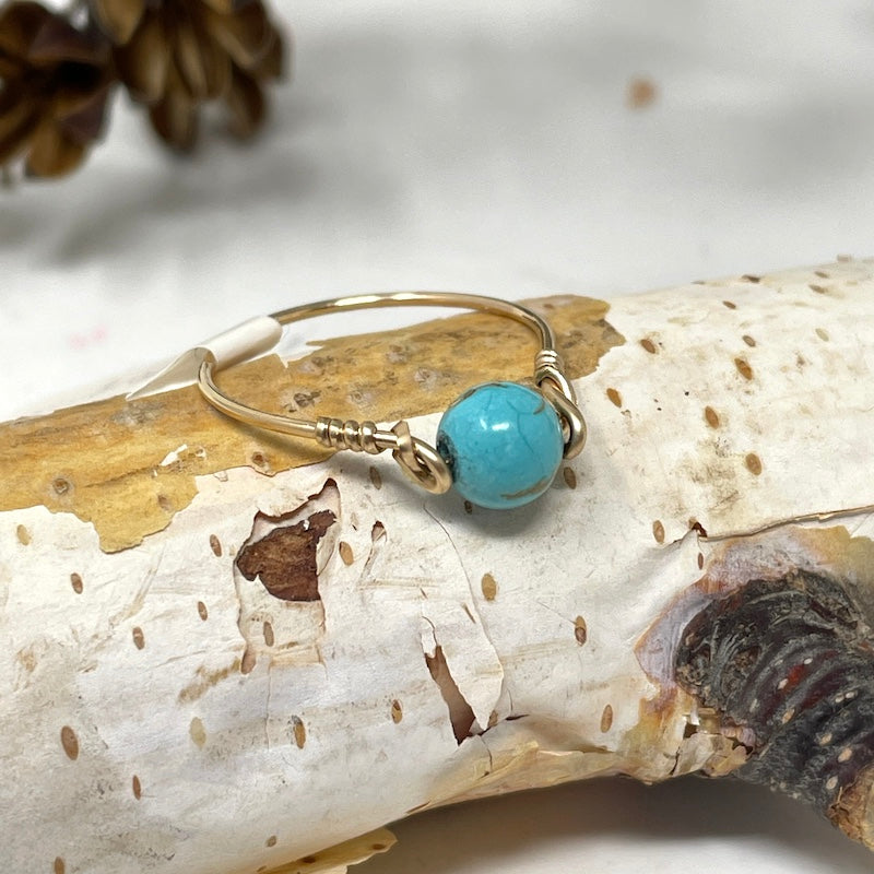 Ring - Wire Wrapped Gem