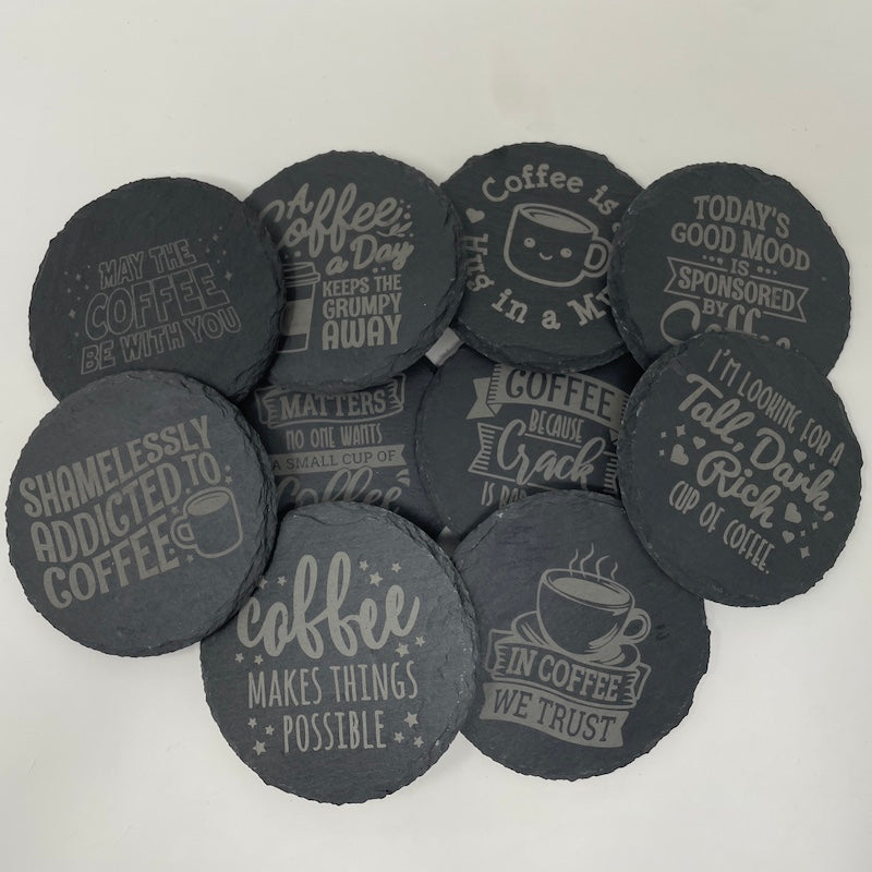 Coaster - Slate | Round
