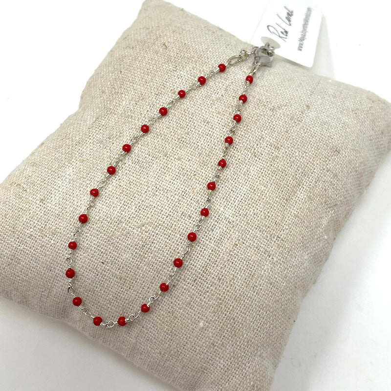 Gemstone Bracelet - Silver