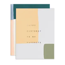 Card - Happy Birthday To My Favorite