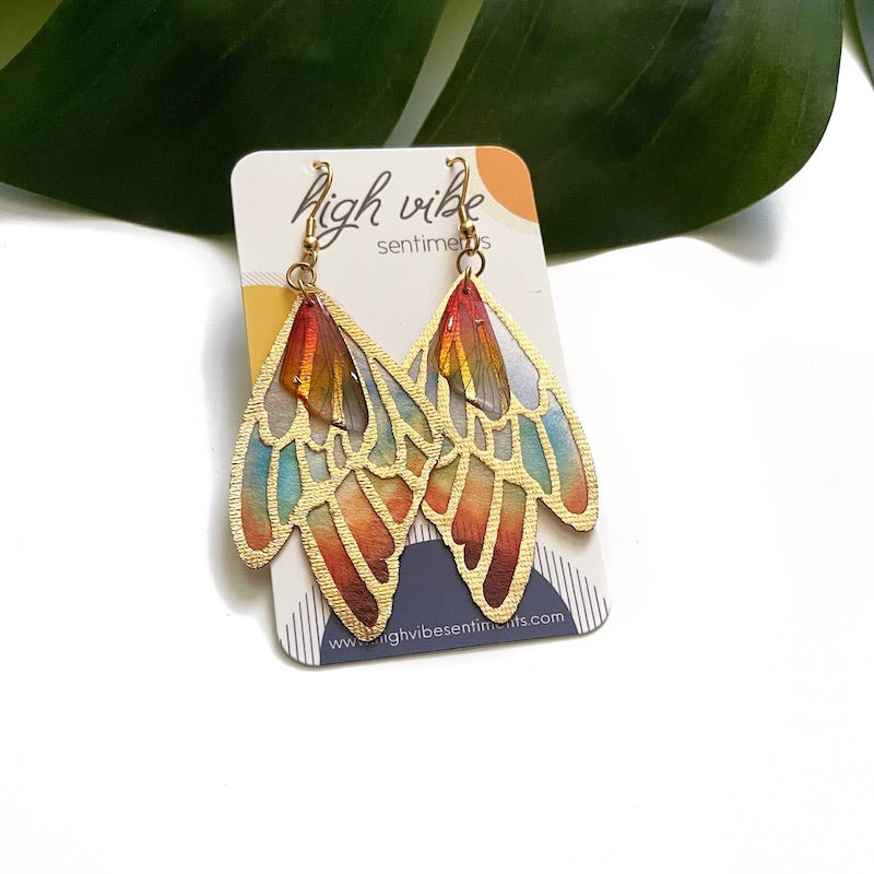 Earrings - Butterfly Dangles