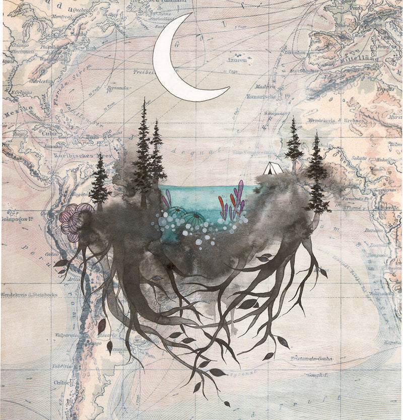 Archival Print - Meet Me at The Moon