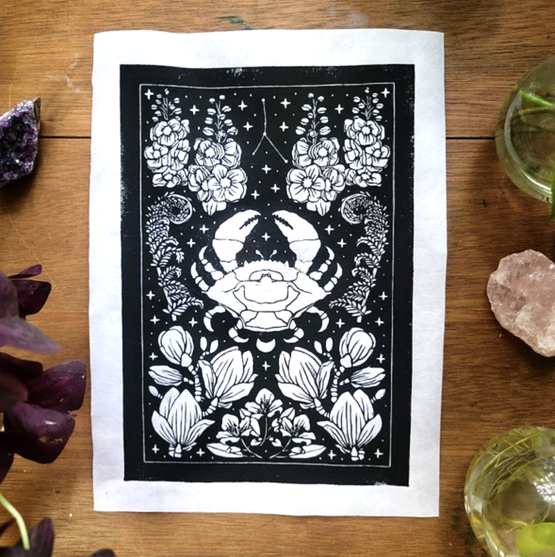 Block Print - Zodiac